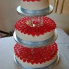 Gummy Heart Wedding Cake