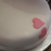 All You Need is Love: Heart Fondant Wedding Cake