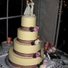 Traditional Cake with Lenox Cinderella Topper