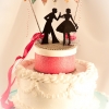 Cake Topper Friday: Silhouette Wedding Cake Topper