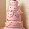 ‘How Do I Love Thee?’ Pink Wedding Cake