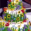 Summer In Bloom Wedding Cake