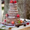 Rustic Apple Wedding Cake