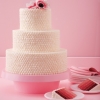 Ombre Red Velvet Wedding Cake