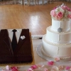 For the Guys: Bride and Groom Cakes