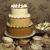 Mocha Wedding Cake