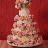 Basket of Roses Wedding Cake