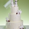 Snowman Couple Wedding Cake