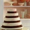 Marble Chocolate and Mocha Wedding Cake