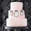 Pink Cameo Wedding Cake