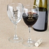 Fun Wedding Favors – Personalized Wine Glasses