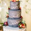 Gray Wedding Cake