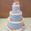 Wedding Cake with Waves