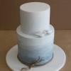 Beach Inspired Wedding Cake