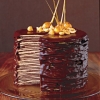 Chocolate Crepe Wedding Cake