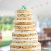 Naked Sprinkles Wedding Cake