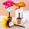 Fun Wedding Favors: Flower Pot Pens