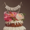 Naked Bundt Cake with Flowers