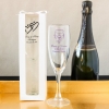 Fun Wedding Favor: Personalized Champagne Flutes