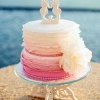 Pink Beach Themed Cake