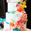 Colorful Spring Wedding Cake