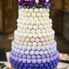 Ombre Purple Wedding Cake