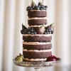 Naked Chocolate Cake for Fall