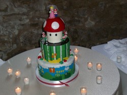 Mario Brothers Wedding Cake