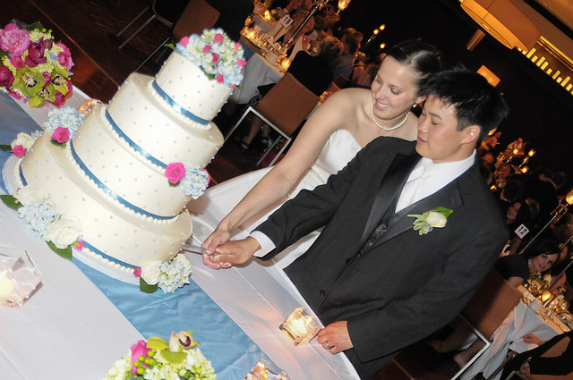 A wedding without a cake seems almost unheard of