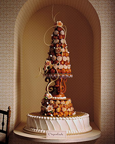 profiterole wedding cake, french wedding cake, make croquembouche cake, profiterole tower cake, croquembouche price