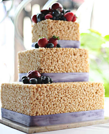 Rice Krispie Cake A Wedding Cake Blog