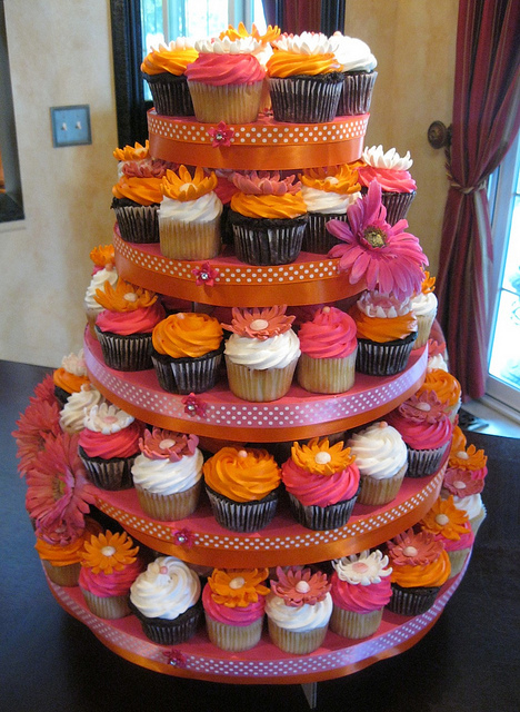 flowerweddingcupcaketowerjpg Like I could resist that much rhymability 