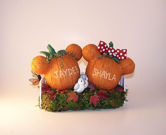 Mickey Pumpkin cake toppers I'm writing to you from the wild 