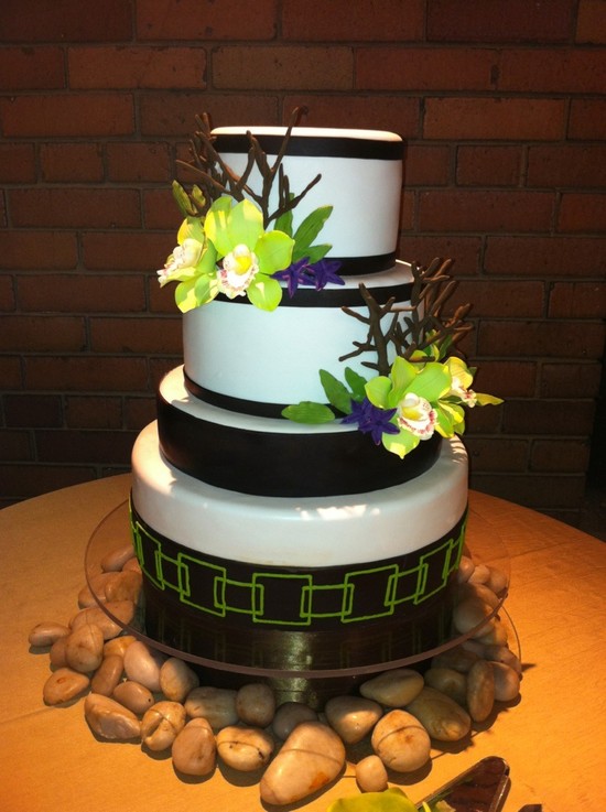 Black And Green Wedding Cakes A Wedding Cake Blog