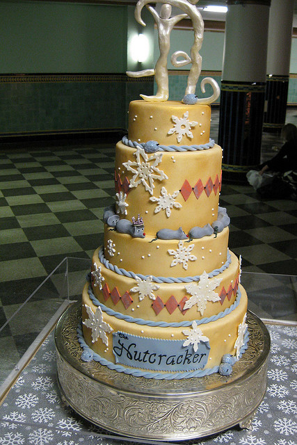 I know that this cake is not exactly a wedding cakebut a Nutcrackerthemed