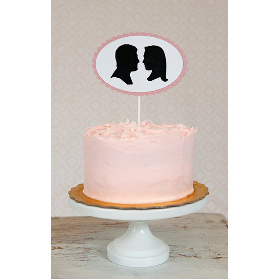 wedding cake silhouette clip art