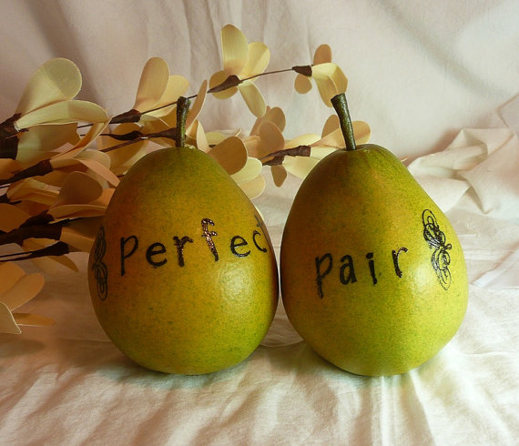 Other than the fact that these cake toppers are in fact you know pears