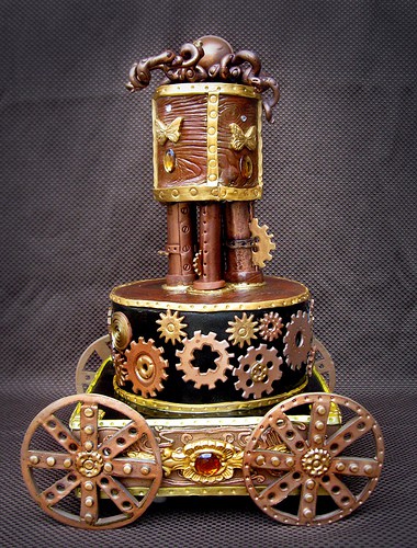 steampunk wedding cake Time for something a little out there