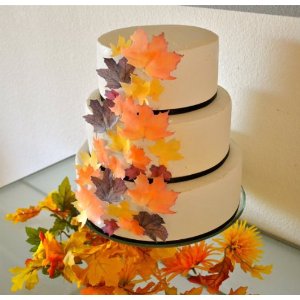 Gold Wedding Cake Toppers on Autumn Wedding Cakes   A Wedding Cake Blog