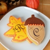 Fun Wedding Favors – Leaf and Acorn Cookies