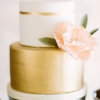Gold Wedding Cake