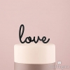 Love Cake Topper