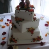 ‘Favorite Friends’ Floral Square Cake