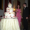 Massive Floral Italian Wedding Cake