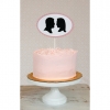 Cake Topper Friday:  Simply Silhouette Wedding