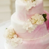 Pink Marbleized Wedding Cake