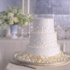Wedding Cake with Sugar Bubbles