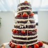 Naked Chocolate Wedding Cake