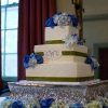 Square, Tiered Wedding Cake