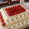 Strawberry Wedding Cake